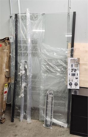 NEW 48" Sliding Shower Door