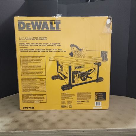 NEW Dewalt 8¼" Table Saw