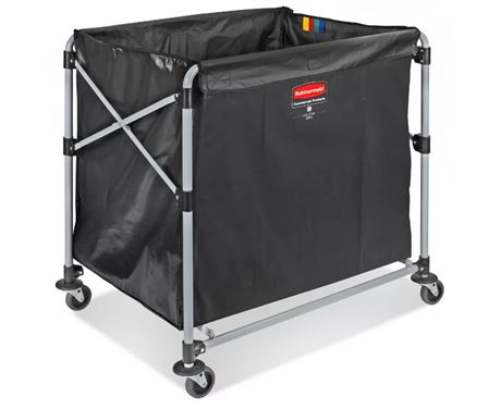 NEW Rubbermaid® Collapsible Basket Truck - 8 Bushel