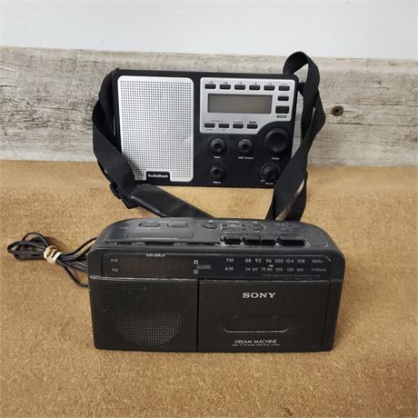 AM/FM Radio/Cassette Player Pair