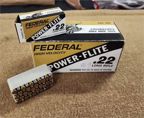 Federal .22LR Ammo...500rds