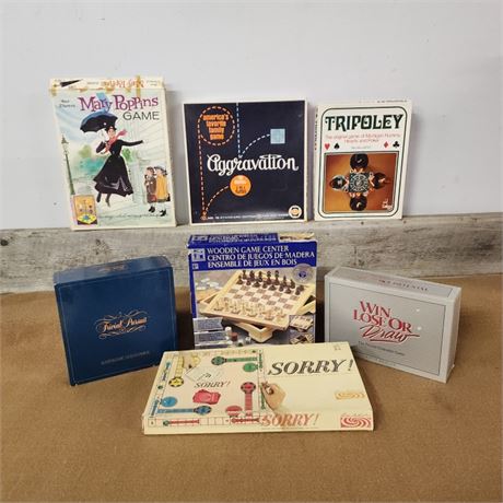 Assorted Vintage Games