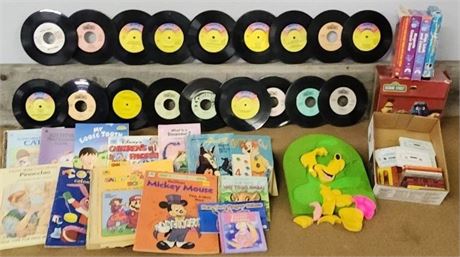 Vintage KIds Bundle - Books/Records