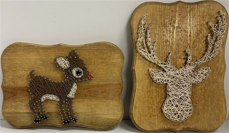 Handmade one-of-a-kind wall plaques