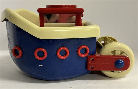 Vintage kids toy boat