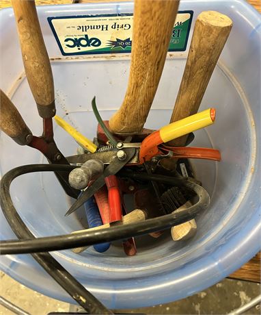 Bucket full of a mix’s of tools