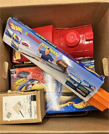 Box full of kids toys