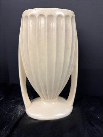 Vintage HULL POTTERY MARDIS GRAS ART DECO / Art Nouveau VASE 1930s 215-9 USA 9”