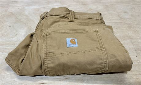 Carhartt Relaxed Fit Twill 5 Pocket Khaki Work Pants Men’s size 34x32