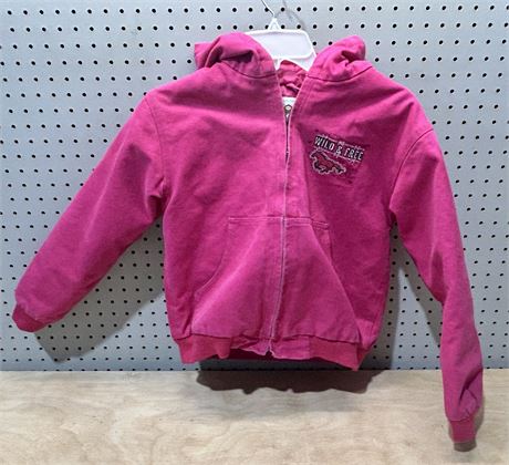 Wild & Free Girls Hot Pink “Shyanne” Jacket Kids Large