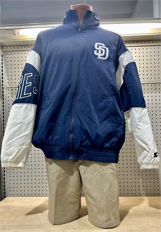 Vintage San Diego Padres Starter Windbreaker Jacket Men’s size Large