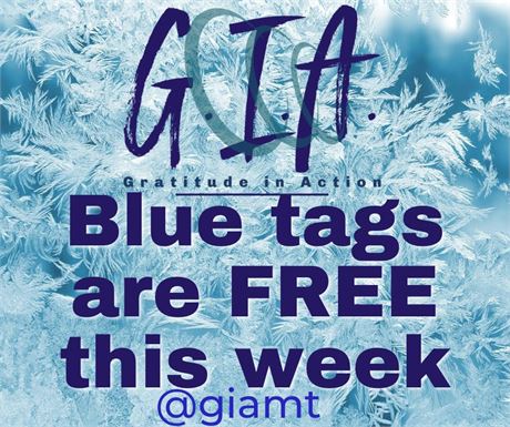 💙Blue tags are FREE this week!