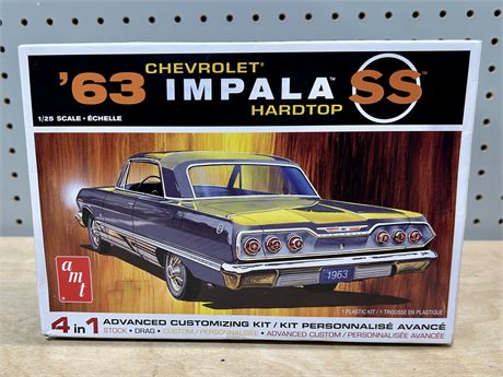 AMT ‘63 Chevrolet Impala SS Hardtop Model Car Building Kit