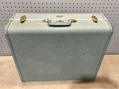 Vintage Samsonite Suitcase Powder Blue Hard Case