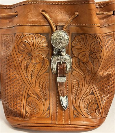 Beautiful American west leather purse