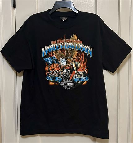 Harley Davidson Apple State Yakima, Wa T-Shirt Men’s size Large