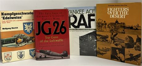 Four books about war planes