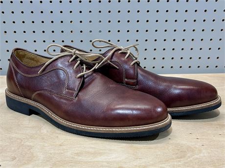 Johnston & Murphy Barlow Plain Toe Oxfords Sheepskin Leather Men’s size 10.5