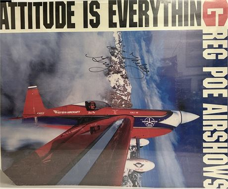 Signed Attitude is everything poster