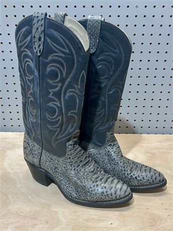 Westex Snakeskin Cowboy Boots Men’s size 8.5D