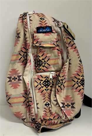 Kavu Rope Sling Bag Aztec design