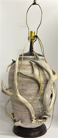 Beautiful antler lamp about 33 inches tall