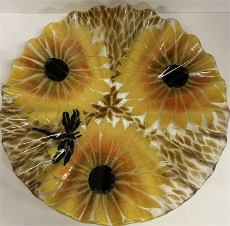 Handmade Sydenstricker glass plate