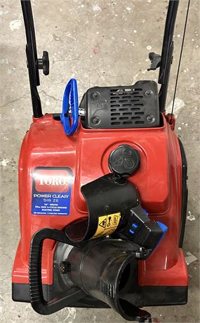 Toro power snowblower, gas, and battery powered