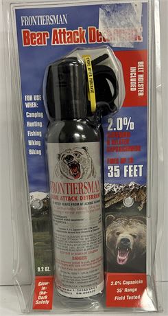 Can of bear spray