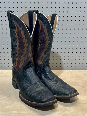 ARIAT Ostrich Square Toe Cowboy Boots Men’s size 12D