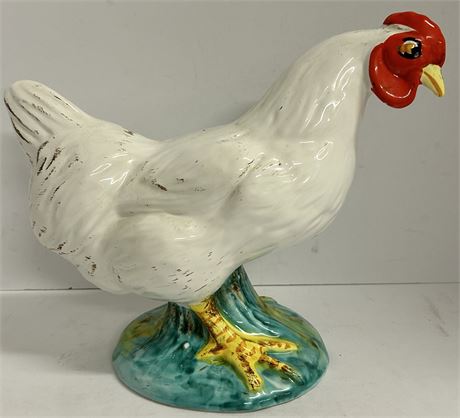 Beautiful ceramic chicken made in Italy