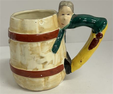 vintage ceramic mug made in Japan during the post-WWII occupation