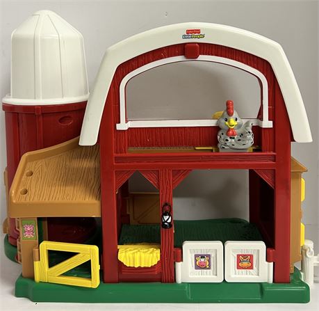 Fisher-Price little people barn with silo