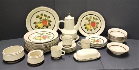 Vintage Partial MCM Stoneware Set - 36pcs