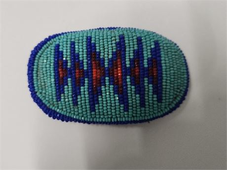 NA Handmade Beaded Belt Buckle