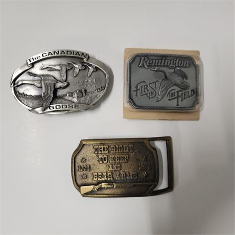 Belt Buckle Trio