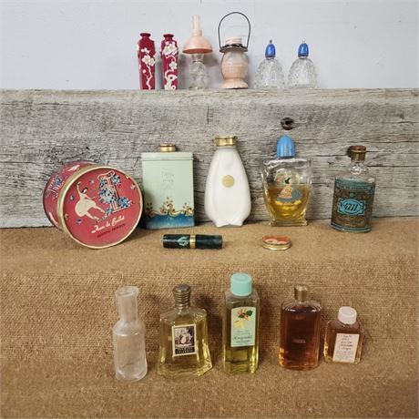 Antique Ladies Vanity Items Bundle