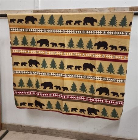 NEW Cabin Style Blanket - 4'x5'