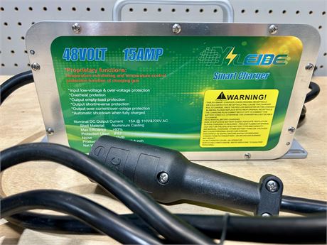 YiLeide Smart Charger 48V 15A Golf Cart Battery Charger