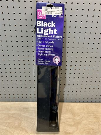 GE Black Light Fluorescent Fixture New in Package