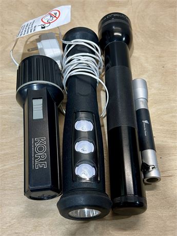 Flashlight Collection: Mag-Lite, Mac Tools, Kore, etc.