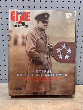 GI-Joe Historical Classic Collection General Dwight D. Eisenhower Doll with Box