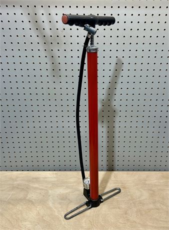 Schwinn Red Bicycle Tire Pump Vintage