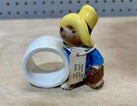 Paddington Bear Napkin Ring Holder Eden Toys 1978