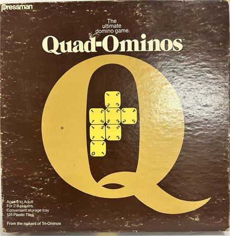 The ultimate dominoes game Quad-Ominos