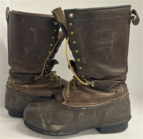 Really nice winter work boots with wool lining