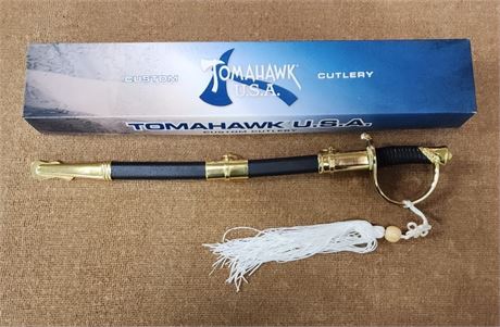 New Tomahawk Officers Sword w/ Sheath