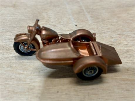 Lesney Matchbox 66B Harley Davidson Copper Missing Handles Vintage