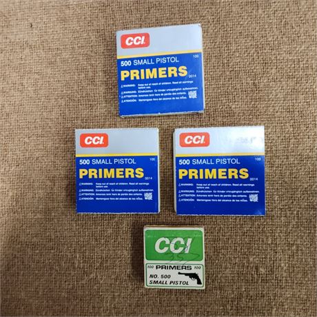 Small Pistol Primers ... 500pcs.