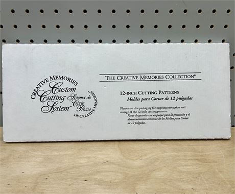 Creative Memories Custom Cutting System 12” Cutting Patterns